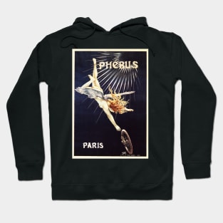 Angel PHEBUS Bicycle Advertisement Art Nouveau Print French Paris Vintage Hoodie